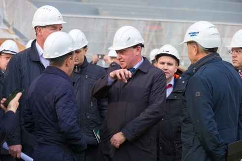Замминистра строительства РФ проверил готовность «Екатеринбург Арены»