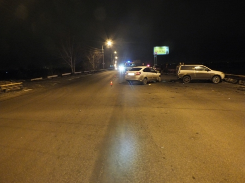В Кургане пьяный полицейский устроил ДТП на шоссе Тюнина