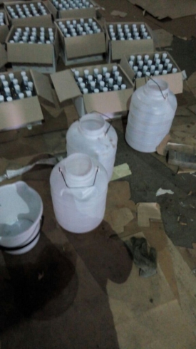 ФСБ и ОБОП обнаружили склад нелегального алкоголя в Верхней Пышме (ФОТО)