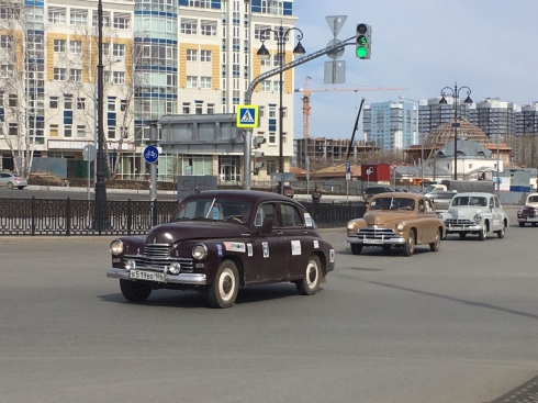 Екатеринбург посетила автоэкспедиция, приуроченная ко Дню Победы