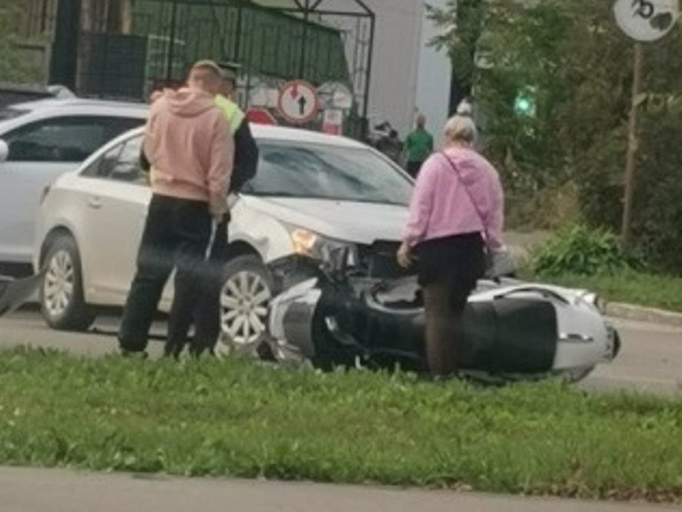 В Екатеринбурге сбили мотоциклиста